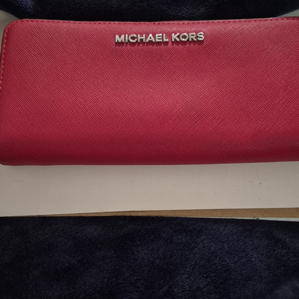 Michael Kors Cherry Red Wallet